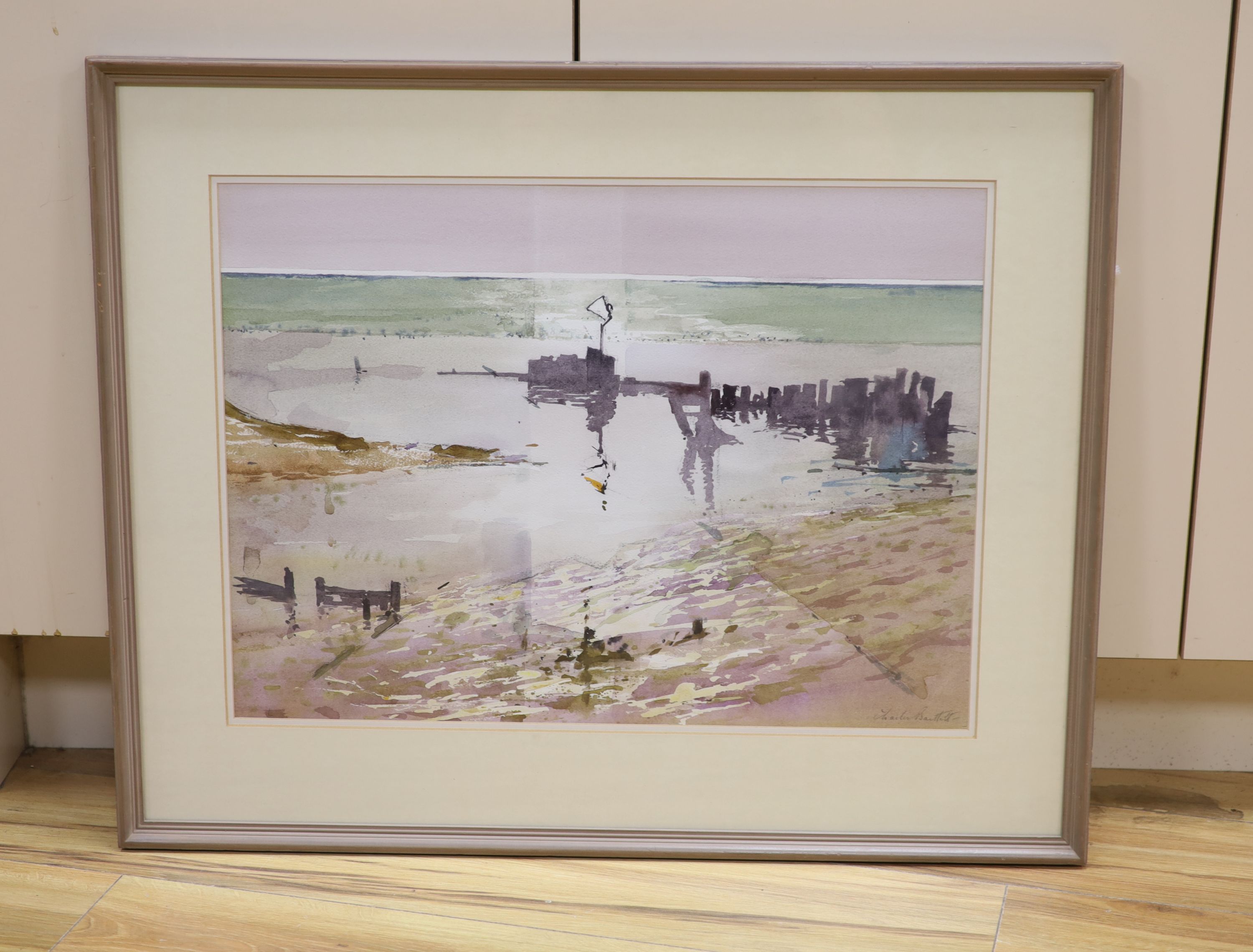 Charles Bartlett (1921-2014), watercolour, 'A Still Day', signed, with Bankside Gallery Exhibition label verso, 44 x 60cm